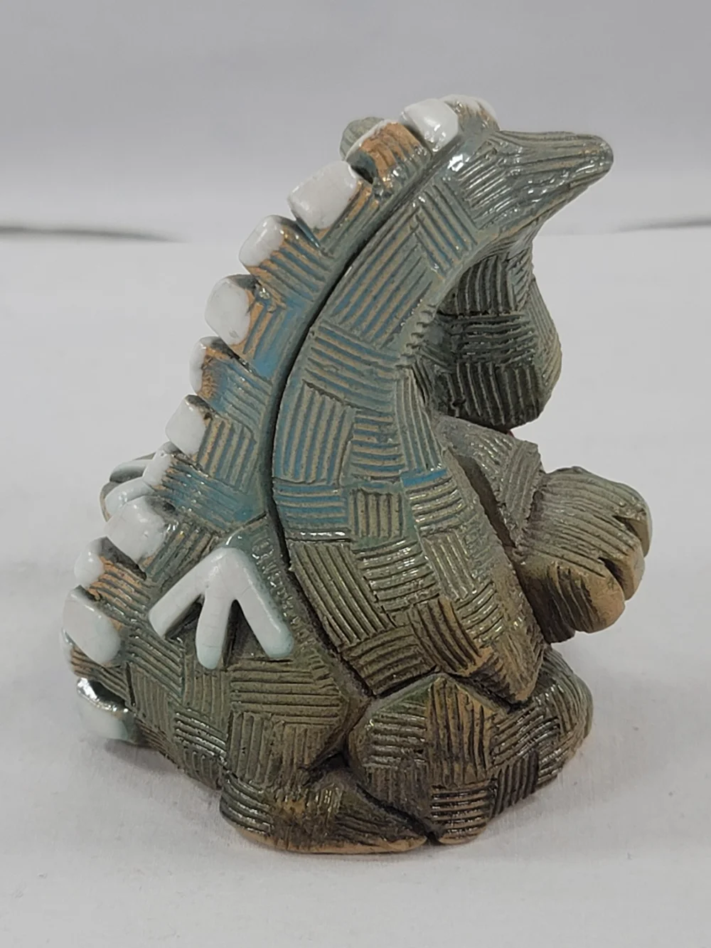 Artesania Rinconada Fire Breathing Dragon Figurine Hand Carved Sculpture Animals